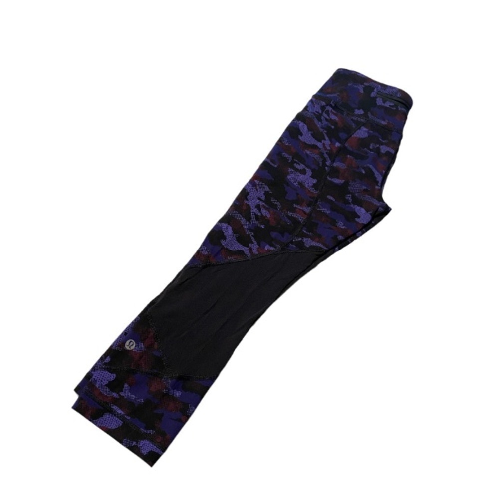 Lululemon Purple Camo Leggings EUC - Picture 2 of 10